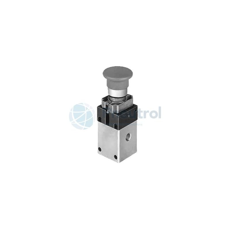 32000001 - 3/2 NC, 22mm, Pilot Valve Without Operating Head, Series 320 - Pilot Valve For Panel Mounting