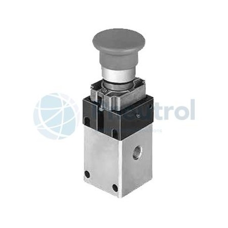 32000001 - 3/2 NC, 22mm, Pilot Valve Without Operating Head, Series 320 - Pilot Valve For Panel Mounting