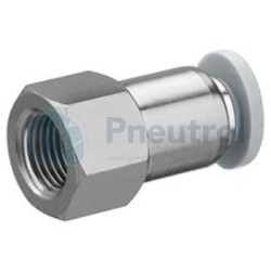 32000019 - 3/2 NC, 30mm, Key Operated Button, Key Removal At 0 and 1, Series 320 - Pilot Valve For Panel Mounting