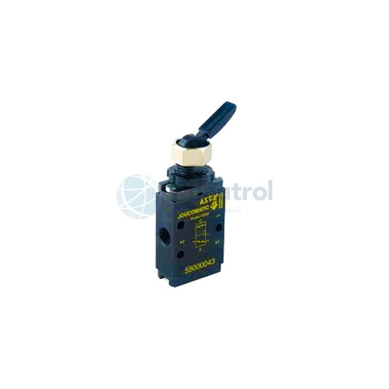 55000039 - 3/2, Push-Pull Button, Series 550 - ASCO JOUCOMATIC 3/2, 5/2 Mini Spool Valves