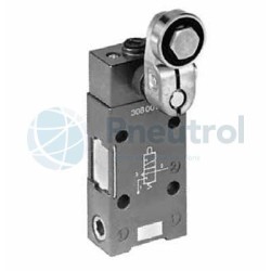 30800001 - 3/2, Rotating Head Alone, With Instant Fittings, Series 308 - ASCO 3/2 Heavy Duty Roller Pilot Valve