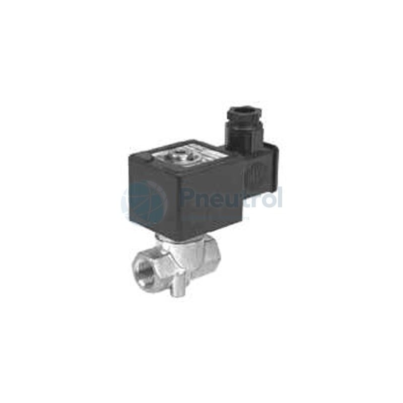 ASCO SCE202A074V 24/DC - G3/8, NC, Orifice Size 4mm, Brass Body, Series 202 Posiflow Valves