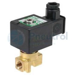 ASCO SCG202A001V 24/DC - G1/4, NC, DN1.2, Brass Body, Series 202 Posiflow Valves