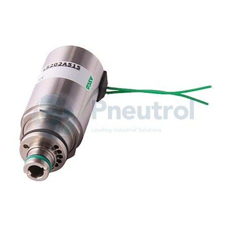 ASCO LS202A514 - 2/2 NC, 13.9mm Cartridge, Stainless Steel Body, Series 202 - ASCO Preciflow IPC Proportional Solenoid Valve