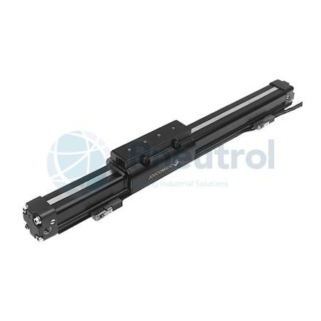 JOUCOMATIC 446500060750 - 25mm Bore, 750mm Stroke, STB25A750DMA, With Reed Switch, Series 446 Rodless Band Cylinder