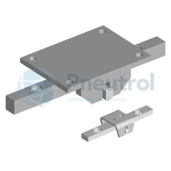 JOUCOMATIC 43400526 - 16mm Bore, Floating Carrier Bracket, Series 448 Rodless Band Cylinders With Unguided Carrier