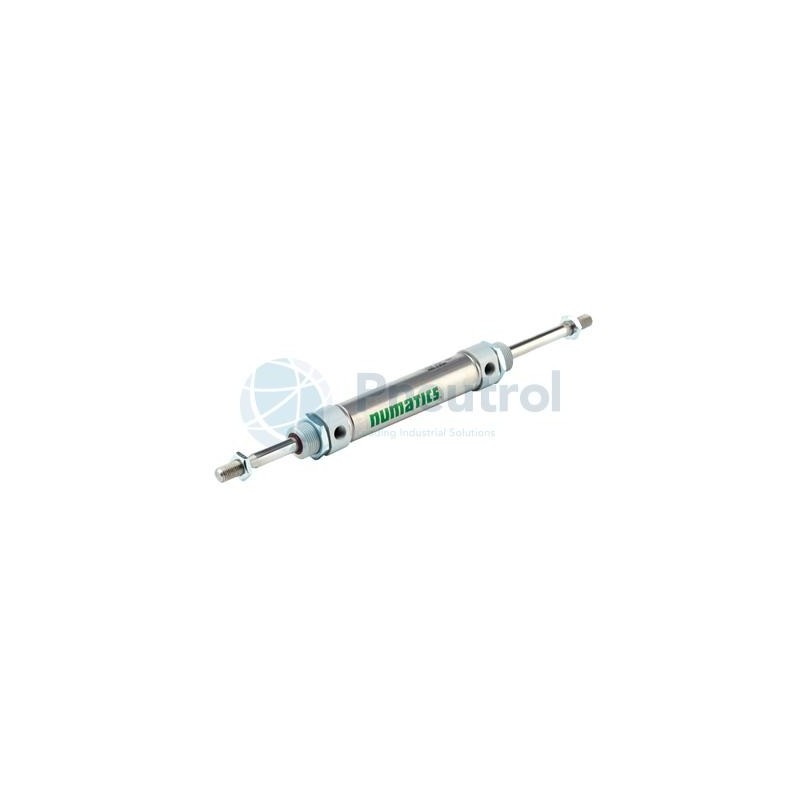 NUMATICS G435AG2N0025A00 - 8mm Bore, 25mm Stroke, M5, Through Rod, Series G435 Round Cylinders ISO6432