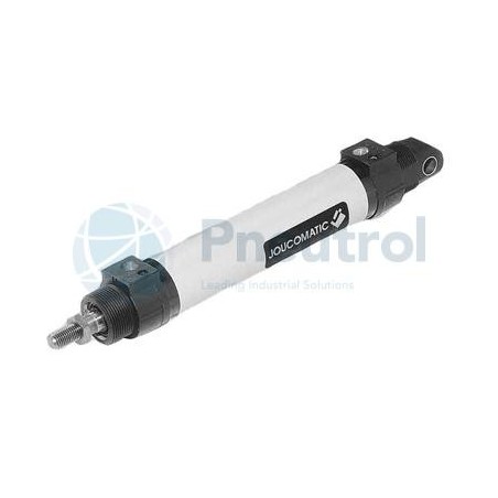 JOUCOMATIC 43800057 - 32mm Bore, 50mm Stroke, Double Acting, G1/8, Series 438 Isoclair Round Cylinder (Type CIS)