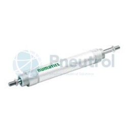 NUMATICS G438B32K0025A00 - 32mm Bore, 25mm Stroke, G1/8, Through Rod Double Acting, Series G438 Round Cylinders ISO 6431