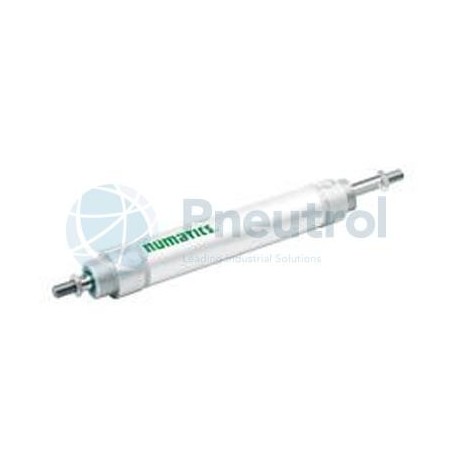 NUMATICS G438B32K0025A00 - 32mm Bore, 25mm Stroke, G1/8, Through Rod Double Acting, Series G438 Round Cylinders ISO 6431