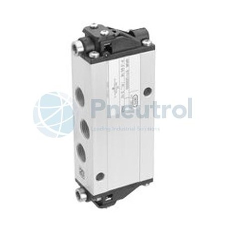 AVENTICS - 5711200050 - 5/3-directional valve, Series CD12 (CD12-5/3CC-SR-G012-G012-G018-S)