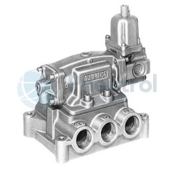 ASCO 10JSPAD4 - 1 1/4 NPTF, Solenoid Operated, Single Solenoid Pilot, Spring Return, Valve with Base, Side Ports Only, Series JS