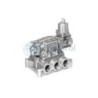 ASCO 10JSPAD4 - 1 1/4 NPTF, Solenoid Operated, Single Solenoid Pilot, Spring Return, Valve with Base, Side Ports Only, Series JS