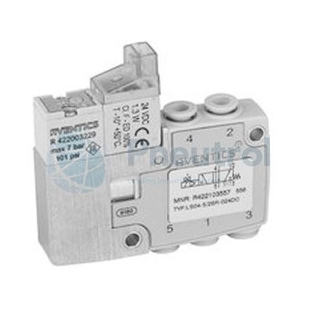 AVENTICS - R422103555 - 5/2-directional valve, Series LS04-XS (LS04-5/2SR-024DC-XS-I-MO-D4-NEW)