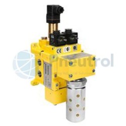 AVENTICS - R412010949 - 3/2 directional safety valve, Series SV09 (SV09-3/2-POD-G1/2-024DC-RED-Y-OHNE ANZEI)