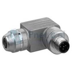 AVENTICS - 1824484026 - Round plug connector, Series CON-RD (BUSSTECKVERBINDER, M12 DP-ST)