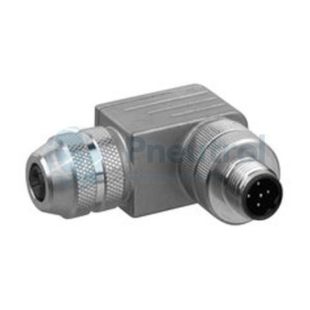 AVENTICS - 1824484026 - Round plug connector, Series CON-RD (BUSSTECKVERBINDER, M12 DP-ST)