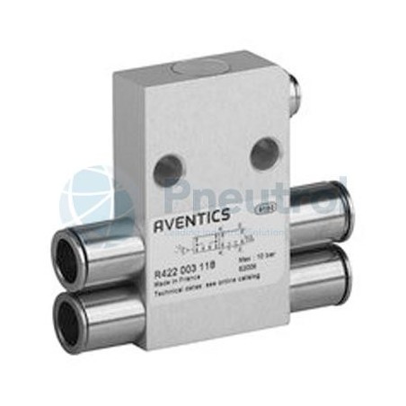 AVENTICS - R422003118 - Exhaust module, for port channels 2, 4 (EXHAUST MODULE STAND ALONE D8)