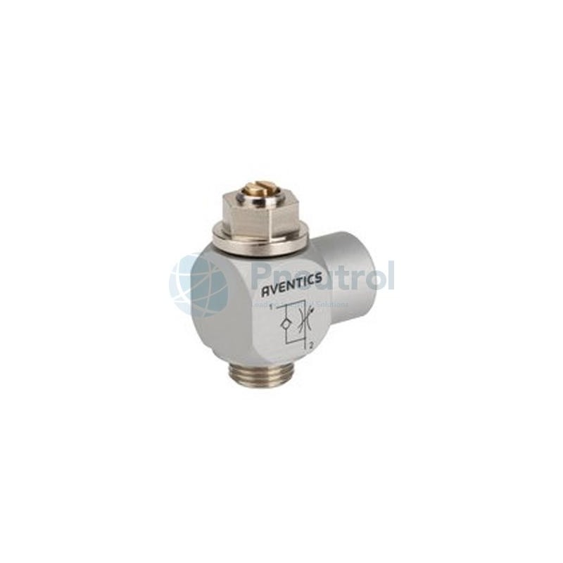 AVENTICS - 0821200201 - Check-choke valve, Series CC02-AL (THROTTLE CHECK VLV RV M.INNENG. G1/8)