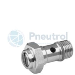 AVENTICS - R412004980 - Check-choke valve, stainless steel, Series CC02-SL (THROTTLE SCREW ABLUFT)