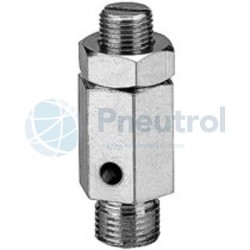 AVENTICS - 0821201002 - Throttle valve, Series CH02 (THROT. SCREW INS. .)