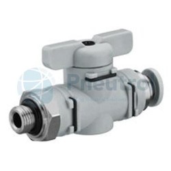 AVENTICS - R412005490 - Ball valve, Series QR1-BGS (QR1-BGS-G018-DA06)