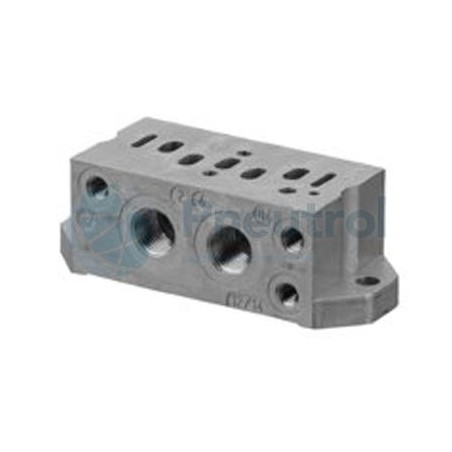 AVENTICS - 1825503890 - Single subbase, thread connections on the side (BASE PLATE CD02-AL-G1/8-BP1)