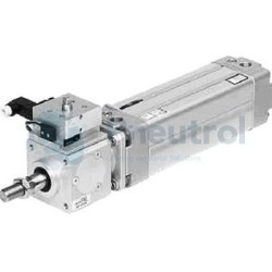 JOUCOMATIC 463000340200 - 40mm Bore, 200mm Stroke, for Series 453 Grooves at 3 oclock, Cylinders With Static Locking Device