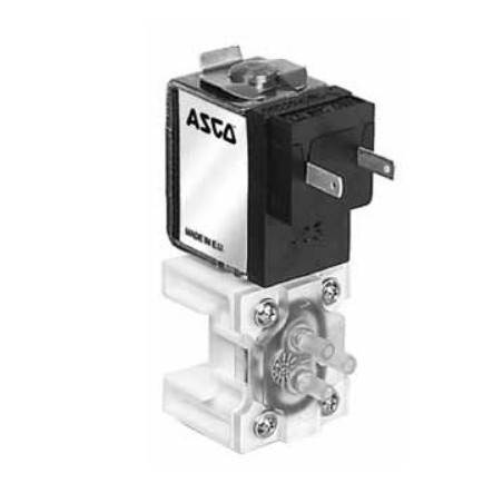 ASCO 11000006 - 24/DC - 2/2 NC, 1.5mm Orifice Size, -0.7-2 Bar, Rear Mounting, 2 Connections, Series 110 Miniature Solenoid Valv