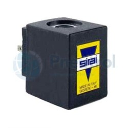 SIRAI Z130A.110/50-120/60 - 13W, PET, IP65, With Plug Connector, Replacement Coil for Sirai Solenoid Valves