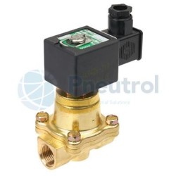 ASCO SCE222E002LT.110/50 - G1/2, Orifice Size 16mm, Brass Body, Series 222LT Pilot Operated Hung Piston Cryogenic Solenoid Valve