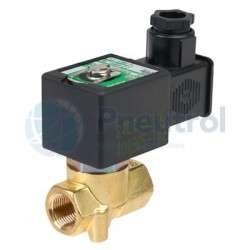 ASCO E262K212S1TD0FR - G1/4, Orifice Size 7.1mm, 48V/50Hz, Brass Body, Series 262 Direct Operated Cryogenic Solenoid Valves