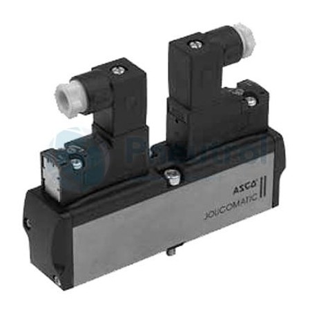 ASCO 53992027 - Series 539, ATEX Rated, 5/2 Universal Spool Valve, Solenoid Air Return