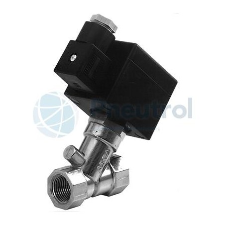 ASCO SCE030A017VM - 2/2 NC, Medium Vacuum Range, G1/2, Brass Body, Series 030 Direct Operated Vacuum Valve