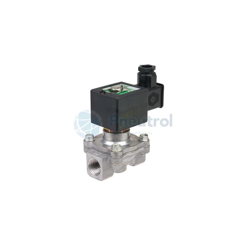 ASCO SCB040A021 230/50 - 2/2 NC, G3/8, Orifice Size 19mm, Series 040 Direct Operated Low Pressure Solenoid Valve