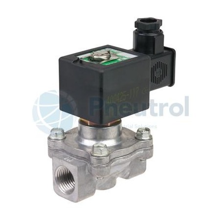 ASCO SCB040A021 230/50 - 2/2 NC, G3/8, Orifice Size 19mm, Series 040 Direct Operated Low Pressure Solenoid Valve