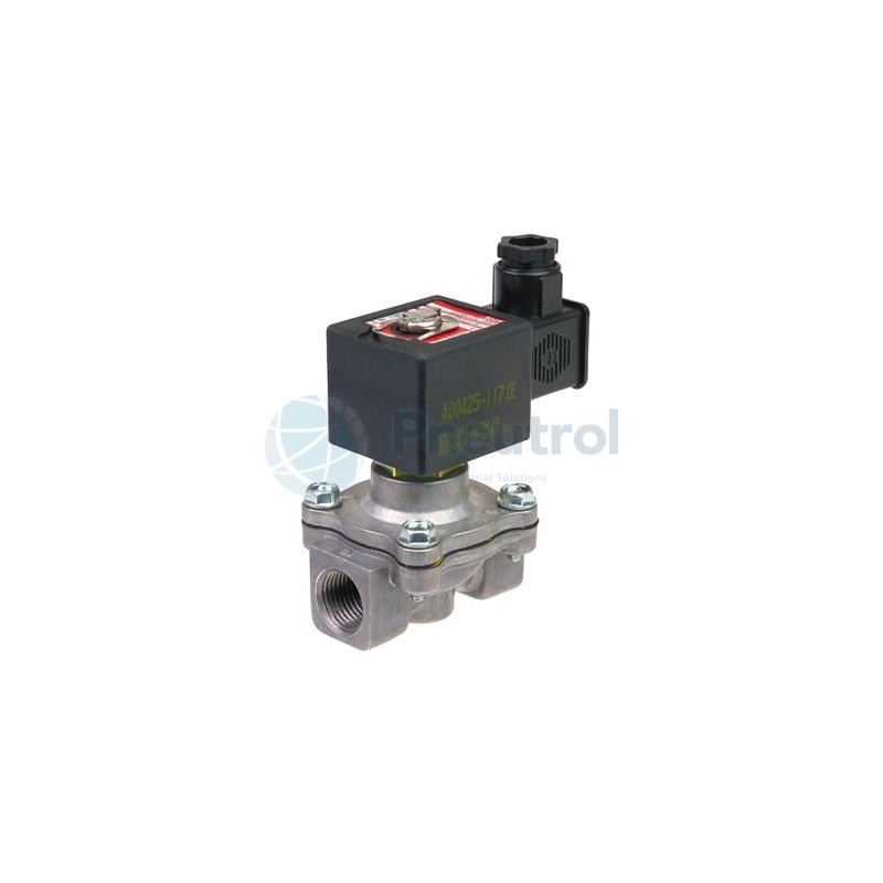 ASCO EGSCE215B010 - 2/2 NC, G3/8, Orifice Size 19mm, Series 215 Direct Operated Hung Diaphragm Low Pressure Gas Solenoid Valve