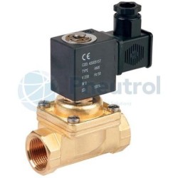 ASCO SCG240A100 - G3/8, 2/2 NC, Brass Body, Series 240 Pilot Operated Superhreated Solenoid Valves