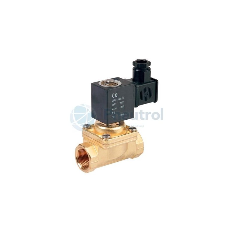 ASCO SCG240A100 - G3/8, 2/2 NC, Brass Body, Series 240 Pilot Operated Superhreated Solenoid Valves