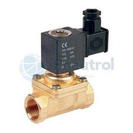 ASCO SCG240A100 - G3/8, 2/2 NC, Brass Body, Series 240 Pilot Operated Superhreated Solenoid Valves