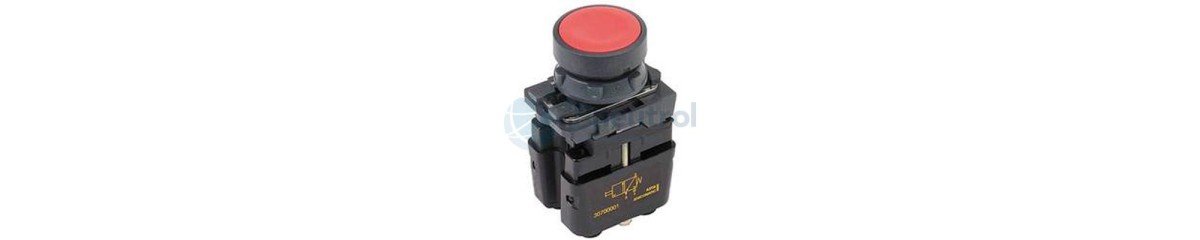 Series 307 Push Button Valves - 22mm Panel Mount